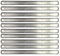 HERO Doppelseitiges Universalsägeblatt 10 Stück Metallsägeblatt Holzsägeblatt Ersatzsägeblatt Handsägeblatt für Metall Holz Kunststoff Sägeblätter Sägeblatt 300x25mm Bügelsägeblatt Handsägen Sägen