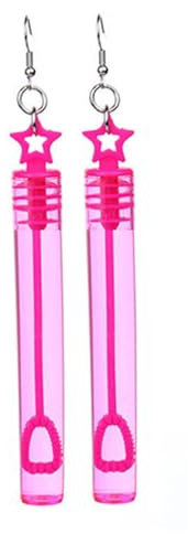 XINGLIDA Modeschmuck, Niedliche Blasengebläse-Ohrringe, handgefertigte Reagenzglas-Anhänger, Ohrschmuck, Sternohren, Ornamente, bezaubernde Oh