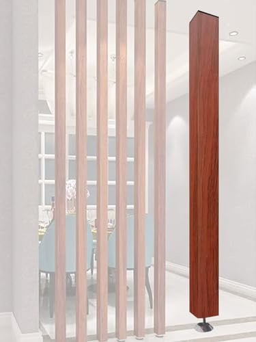 Moderne Holzlamellen, Treppengeländer, hohe Wand-Trennwand für Boden bis Decke, dekorative Paravents im Esszimmer, Bekleidungsgeschäft, Wohnzimmer, 1 Packung (70 cm/27,5 Zoll)