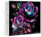 Purple Rose Art Puzzles for Adults 1000 Pieces, Beautiful Flower Plant Jigsaw Puzzles, Impossible Challenging Gradient Aesthetic Floral Puzzle