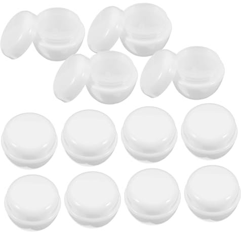 Beavorty 12pièces Boîtes Vides Pour Échantillons De Maquillage Crèmes Et Lotions Lot Couvercle