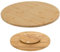 GEEZY Bamboo Wooden Lazy Susan Turntable 35cm - FSC Certified, Stable with 3 Feet - Ideal for Serving Food, Cheese, Desserts & Organizing Items - Great for Dining Tables, Kitchens & Home Organisation