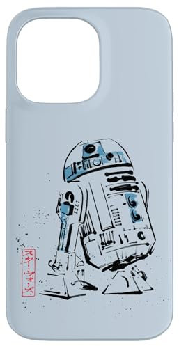 Star Wars R2-D2 Japan Sumi-e Ink Wash Painting Style Case for iPhone 14 Pro Max