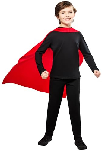 Rubies Offiziel DC Comics Superman Cape Kinder-Zubehör,Verkleidung für Kinder,Größe 6-10 Jahre