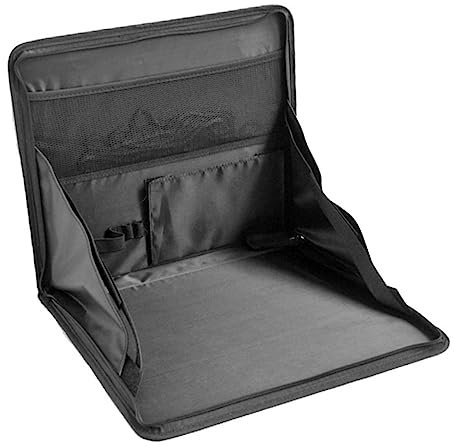 Warmhm 1Pezzi Tavolo Pieghevole Multifunzionale per Auto Portatile per Notebook e Vassoio da Pranzo Design e Resistente per Viaggi e Utilizzo