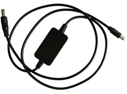 JAMNGHB USB C auf 24 V Kabel Step Up Konverter Netzteil Typ C 5 V auf 5,5 mm x 2,1 mm 24 V Konverter für Kamera Lautsprecher Stromversorgung für Kamera