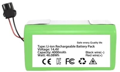 14.4V 4Ah Replacement Lithium Battery, Compatible for Deebot, N79 N79S DN622, Compatible for Eufy, Compatible for RoboVac, 30 35C，Fast Charging。(4000mAh)