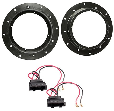 LSP-Set: Lautsprecherringe Ø 165 mm + Adapterkabel für VW Transporter T5 bis Baujahr 2008 - Front Türe
