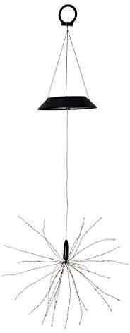Star Trading SolarLicht LED Solarstab Garten außen – LED Solar Feuerwerk-Lampe, warmweiß, hängend, dekorativ, wetterfest, Akku, Solarpanel, für Balkon Terrasse Außenbereich