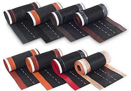 BMD Firstrolle Gratrolle 390 mm x 5m schwarz (RAL 9005) Firstband Gratband Rollfirst Grat First Dach Entlüftung