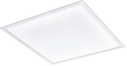EGLO Deckenleuchte Salobrena-M mit Bewegungsmelder und Tageslichtsensor, LED Panel aus Aluminium und Kunststoff, Deckenlampe in weiß, Deckenbeleuchtung neutralweiß, Küchenlampe 60 x 60 cm