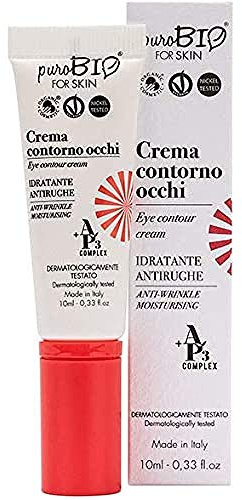 PUROBIO Anti-Falten-Feuchtigkeitscreme für Die Augenkontur, 10 ml
