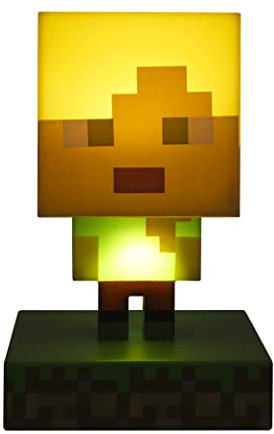 Paladone Minecraft Alex Icon Licht BDP Mini Nachtlampe lustig Pixelated Super Bright Sammlerstück, Kunststoff, Mehrfarbig