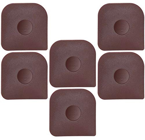 Dryo Lot de 6 grattoirs de poêle, grattoirs durables, parfaits pour les poêles et casseroles, accessoires de cuisine, cadeau de pendaison de crémaillère, outil de nettoyage, cuisine