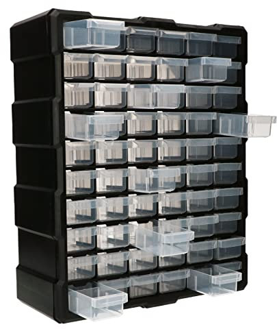 KOTARBAU® Werkstatt-Aufbewahrungsbox mit Schubfächern Anzahl der 60 Fächer