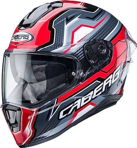 Caberg Drift Evo LB29 Helm, schwarz/grau/rot, M (57/58)