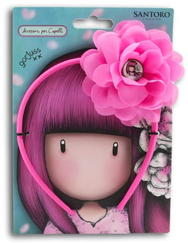 Santoro Gorjuss Cerchietto Bambina, Cerchiello Bambina, Collezione Cherry Blossom, Colore Rosa