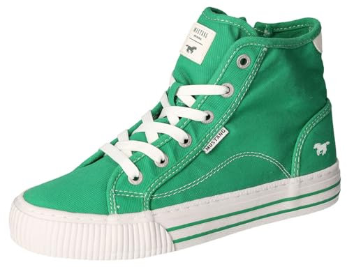 Mustang Damen 1420-506 Sneaker, grün, 39 EU