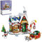 Lukie Weihnachten Haus Bausteine Bausatz, 788 Teile Klemmbausteine Weihnachtshaus DIY Bauspielzeug Set für Kinder ab 3 Jahre