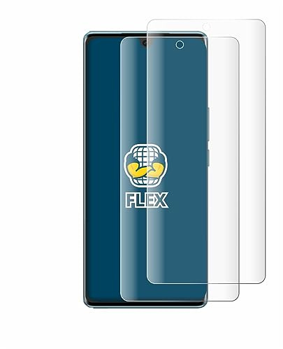 BROTECT Schutzfolie für Vivo V29 | 2 Stück Transparenter Displayschutz Made in Germany Klare Full-Screen Folie Full-Cover 3D Curved Montage Kit