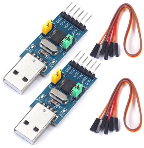 Hailege CH341T Downloader Tool - USB zu UART, I2C IIC, TTL Adapter - Serieller Konverter für STC STM PIC