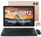 WOZIFAN Tablet 10 pollici Android Tablet PC 6GB RAM + 128GB ROM + TF 512GB Octa-Core 2.0 GHz, 8000mAh Batterie | 1280 * 800 Pixel | 5MP+13MP | 5G WiFi | Bluetooth5.0, Tablet con tastiera e mouse Oro