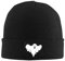 mutakin Beanie-Mütze mit Hundestickerei, Unisex, Strickmütze mit Bündchen, für Damen und Herren, Geschenk, Winter, warm, Ghost, Einheitsgröße-M