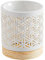 Parfümbrenner Ceramy Blume des Lebens -Brenner Wachs Fondant Parfümiert - Handwerkliches Objekt Glücksbringer - Diffusor der Düfte-Moderne Symbolische Geschenkdekoration - 50ml - H 10,5cm - Zen'Arôme