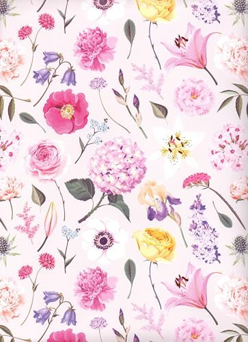 ARKRAFT Geschenkpapier Set 3 Blatt XXL 90 x 65 cm Kunststofffreie Verpackung Papier FSC (18-9339)