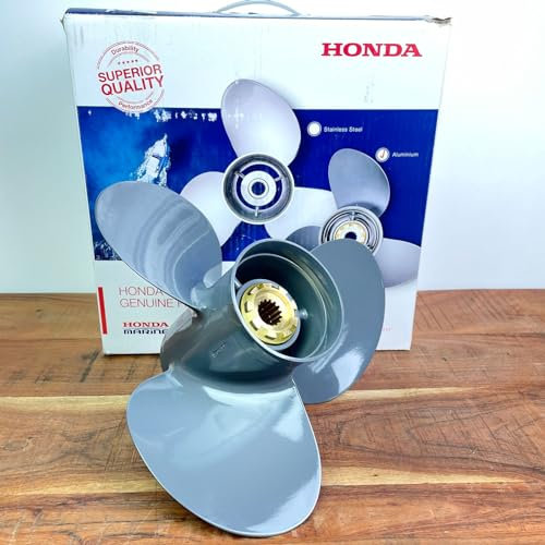 GeBOOTE24 An- & Verkauf Original Boot Propeller Aluminium für Honda 60-130 PS Außenborder 13-3/4 x 13' 15 Zähne 3 Blatt 58130-ZW1-013AH