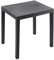 Spetebo Kunststoff Gartentisch rechteckig 78 x 65 cm - anthrazit - Campingtisch im klassischen Design - Balkontisch Terrassentisch Outdoor Garten Tisch für den Außenbereich