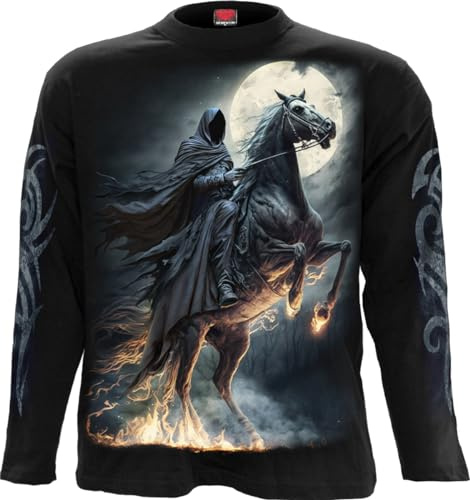 Spiral Shadow Rider Männer Langarmshirt schwarz