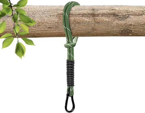 WWFFEN Corde de hamac corde balancoire,53cm hamac arbre corde suspension pour balancelle d'arbre d'escalade avec boucle d'alpinisme,pour balançoire de jardin sport d'escalade, capacité de charge 453kg