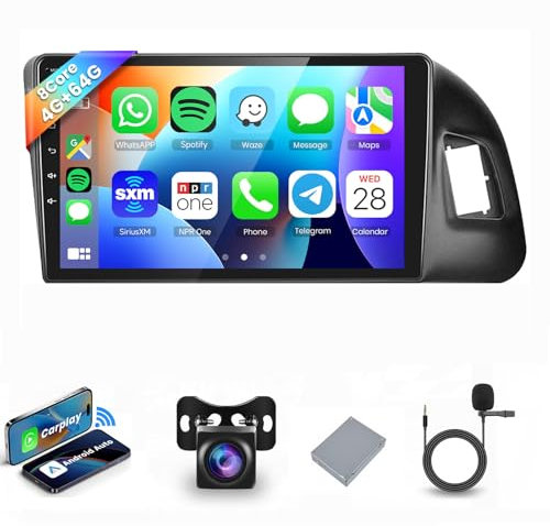 8 Kern 4G+64G Autoradio Android 13 für Audi Q5 2010-2018, 9 Zoll 1280 * 720P HD IPS Touchscreen Auto Radio mit DSP Carplay Android Auto GPS Wi-Fi Bluetooth FM RDS Radio Rückfahrkamera