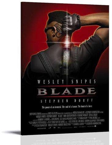 VZUTPSZL Blade 1998 Poster, dekoratives Gemälde, Leinwand, Wandposter und Kunstdruck, moderne Familienschlafzimmer-Dekoration, Poster, 60 x 90 cm