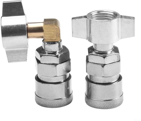 Yuanpgky Lot de 2 connecteurs pneumatiques en métal pour souffleur de poussière - Raccord intégré - Pour compresseur d'air et réservoir de gaz
