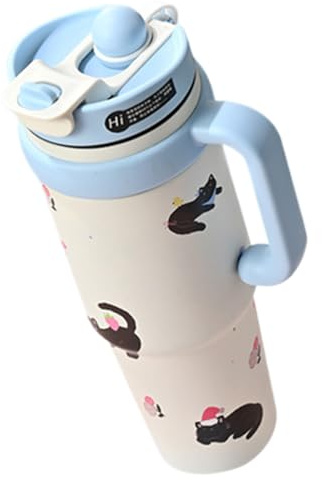 Water Tumbler - Tazza da viaggio isolata riutilizzabile, moderna borraccia portatile | con coperchio a prova di perdite, resistente contenitore per caffè per Office Home Fitness