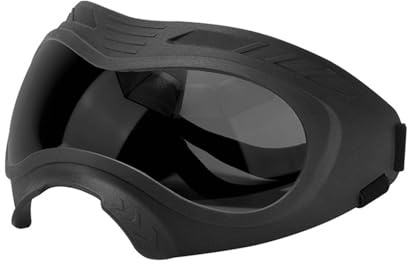 VlHpnpe Atmungsaktive Haustierbrille mit flexiblem Nasenpolster, sonnenfester PC-Rahmen für tägliches Spazierengehen, Wandern und modische Fotoshootings, Hundesonnenbrille