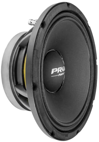 PRV AUDIO 10 Zoll Midbass Lautsprecher 10MB800FT, 800 Watt, 8 Ohm, 6,3 cm Schwingspule, Pro Audio Mid Bass Lautsprecher (einzeln)