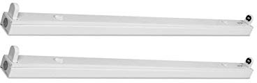 2 x LED Röhrenhalterung/Fassung für eine 120 cm T8 / G13 LED Röhre - als Ersatz für Leuchtstoffröhrenhalter - RH120-1 LED