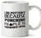 Hippowarehouse I do Pottery Because Punching People is Frowned Upon Printed Mug Cup Ceramic 10oz