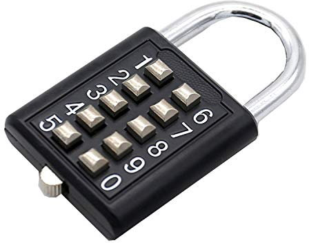 Serrure à combinaison 5 casiers fixes mécanisme de serrure de porte de gym
