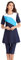 seafanny Muslimische Bademode Islamische Damen Kurzarm Modest Badeanzug Surfen Beachwear Burkini S(38)