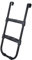 SONGMICS Échelle de Trampoline antidérapante, Hauteur 90 cm, avec Cadre métallique et Larges marches, Noir SLD90BK