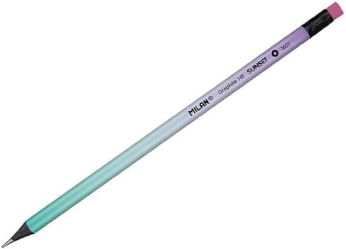 LÁPIZ CON GOMA SUNSET, PRECIO POR UNIDAD Y COLORES SURTIDOS
