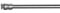 Klemmstange für Fenster Gardine Länge wählbar bis 120 cm (100-140 cm (edelstahl-optik))