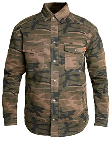 John Doe New Camouflage Motorrad Hemd | Wetterfester Fahrkomfort