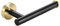 YUET Wall Mounted Toilet Paper Holder, SUS 304 Stainless Steel Tissue Dispenser for Bathroom and Kitchen Storage (Black Gold)