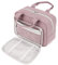 Kulturtasche Damen Gross kulturbeutel Kosmetiktasche Damen Groß Waschtasche Make up Tasche für Herren & Volle Größe (Rosa)