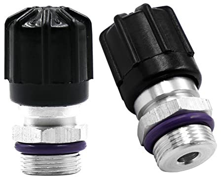 Aire Acondicionado Coche Núcleos Válvulas,MoreChioce 2 Piezas Núcleo de Válvula de Aire Acondicionado de Automóvil Universal Válvula de Actualización de A/C con Tapa Antipolvo